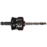 Starrett - Arbor w/CT Pilot Drill  for 3/8in chuck  saws 1-1/4in-6 | XA10